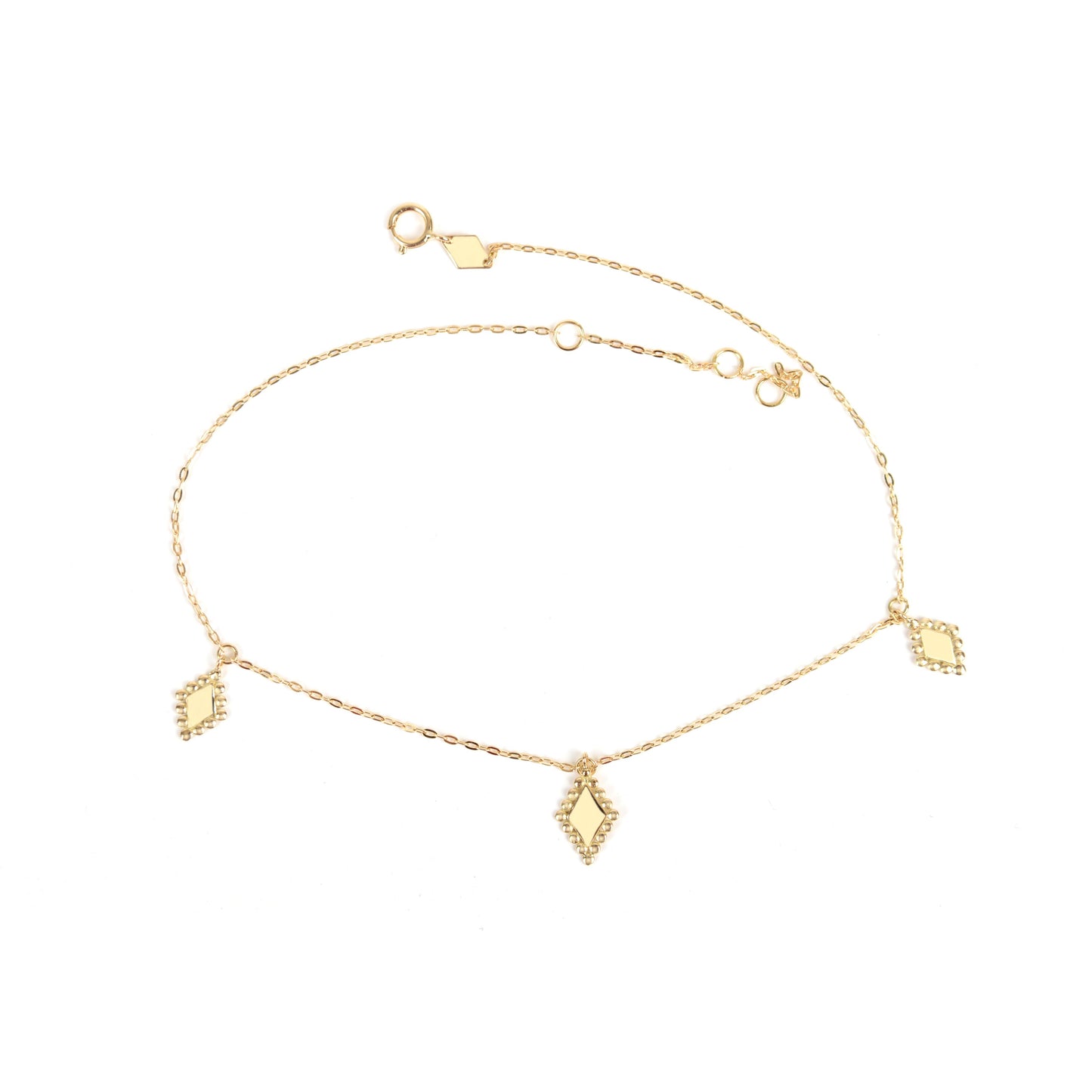 Granada Anklet Losanges Gold