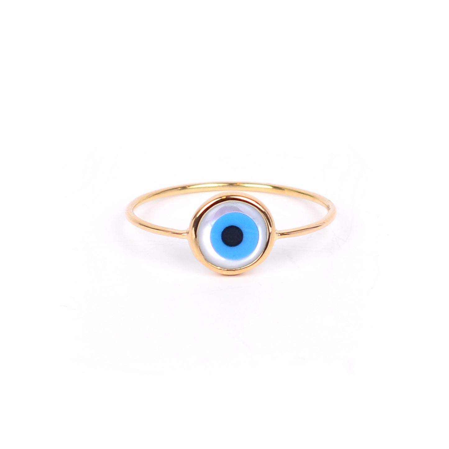 Mati Round Eye Ring