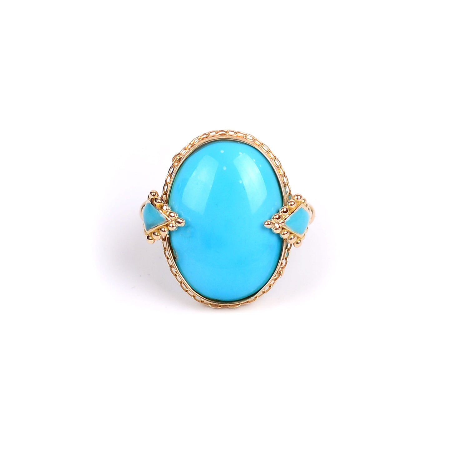 Fayruz Antique Turquoise Ring