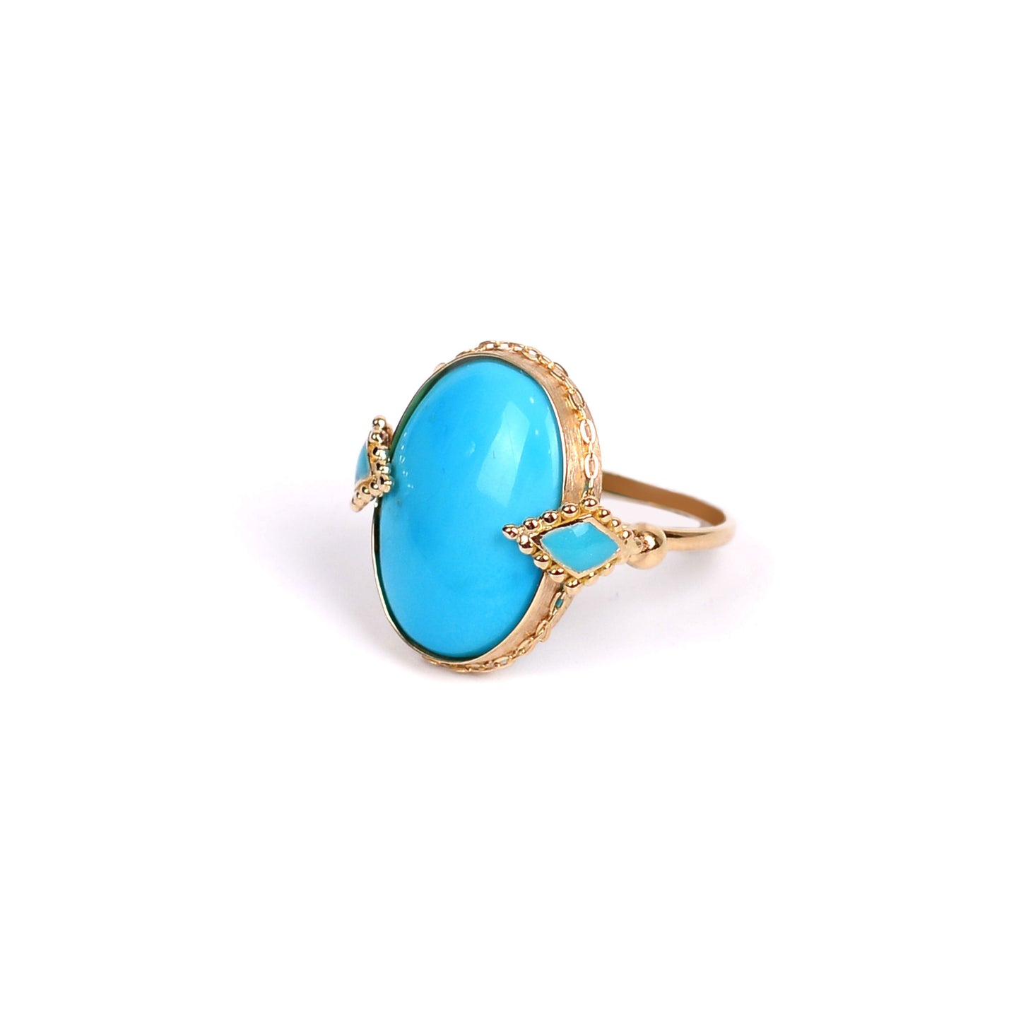 Fayruz Antique Turquoise Ring