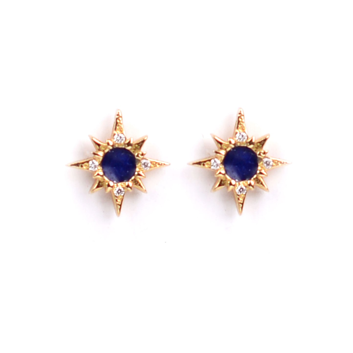 Stardust Earrings Egyptian Blue