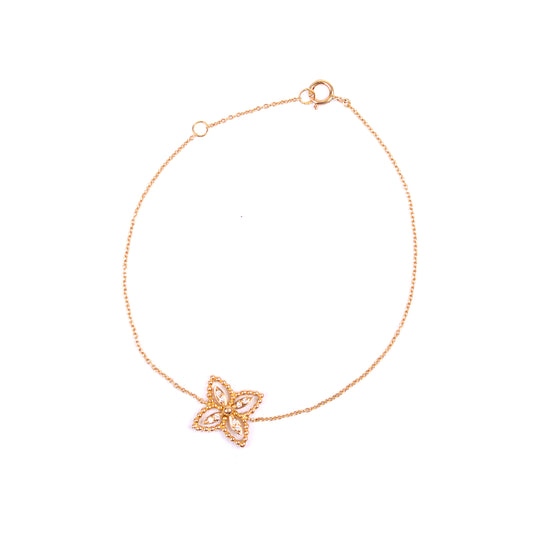 Four Leaves Bracelet Gold