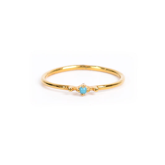 Stacks Ring Single Turquoise