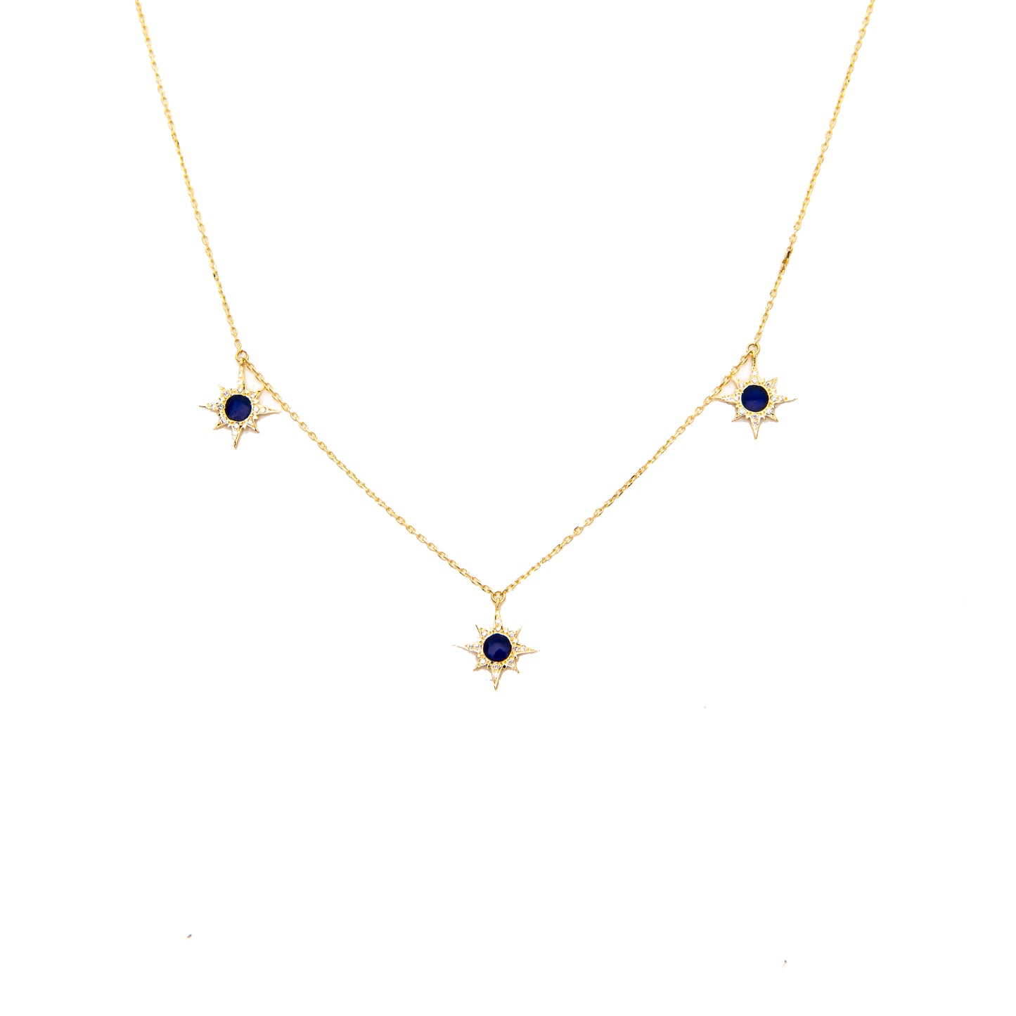 Stardust 3-Star Necklace