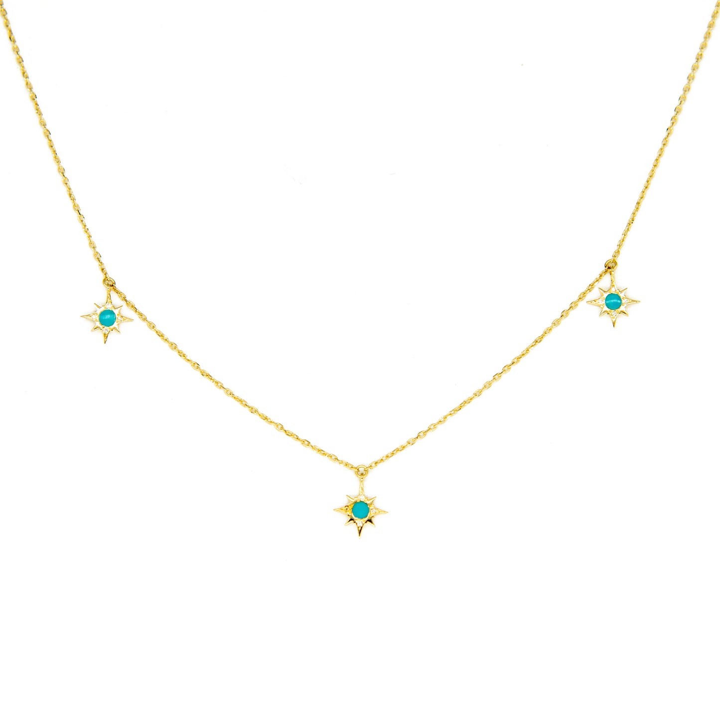 Stardust 3-Star Necklace