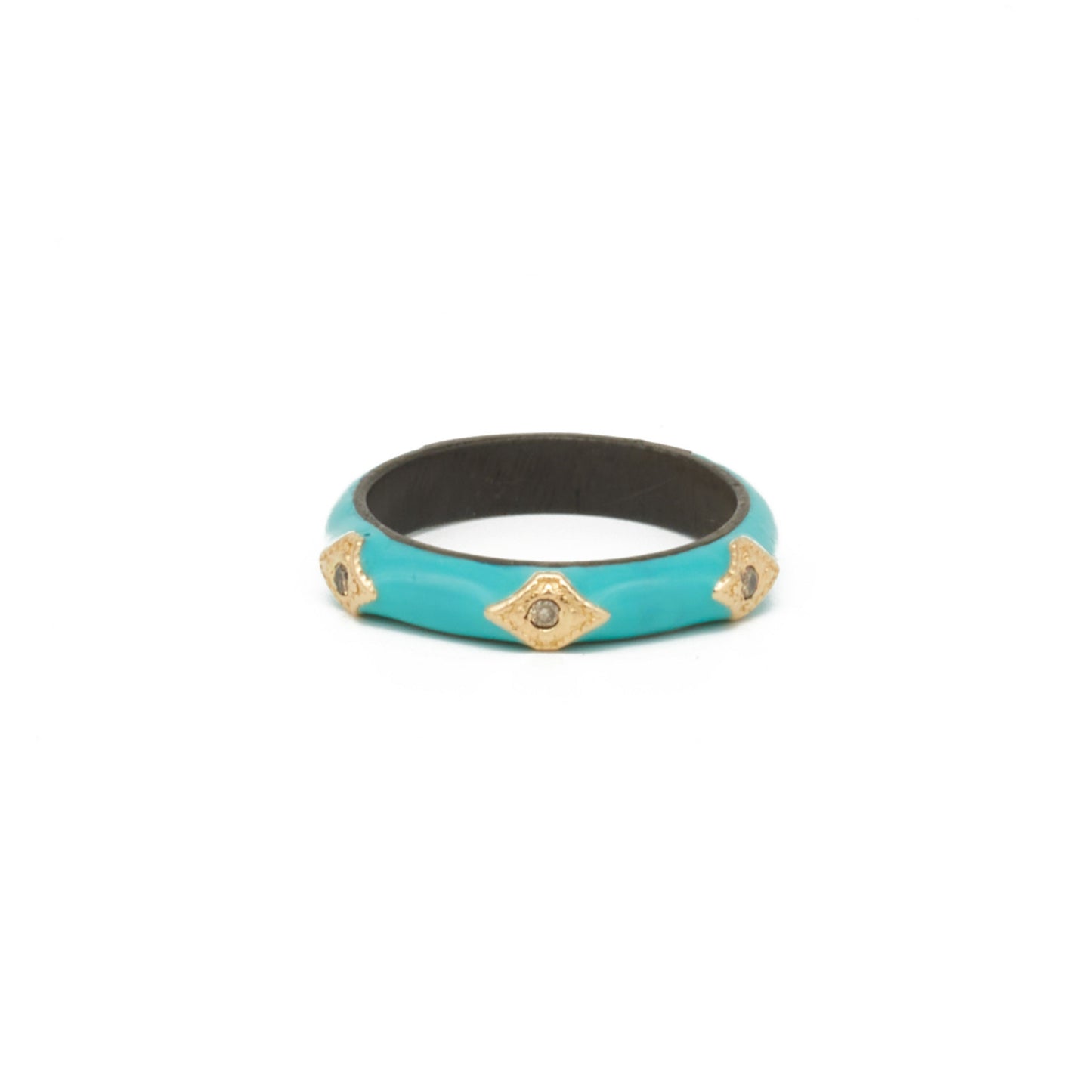 Tribal Enamel Ring